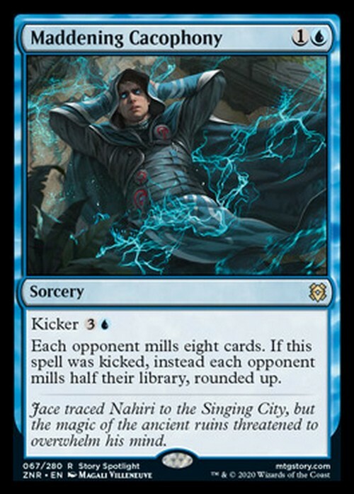 Maddening Cacophony ~ Zendikar Rising [ EX ] [ Magic MTG ]
