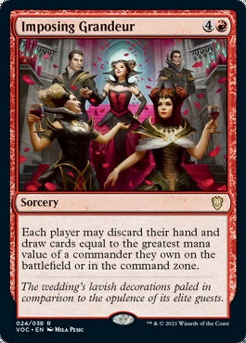 Imposing Grandeur ~ Commander: Crimson Vow [ NM ] [ Magic MTG ]