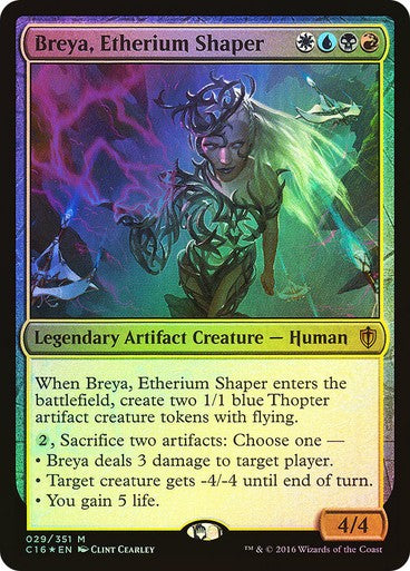 FOIL Breya, Etherium Shaper ~ Commander 2016 [ EX ] [ Magic MTG ]