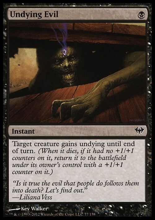 Undying Evil ~ Dark Ascension [ EX ] [ Magic MTG ]