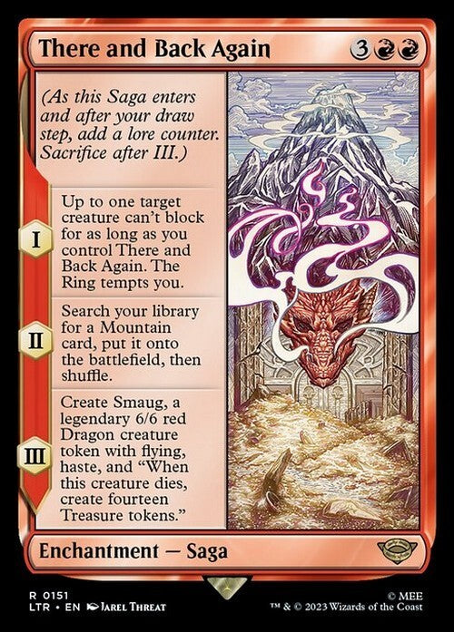There and Back Again ~ The Lord of the Rings [ NM ] [ Magic MTG ]