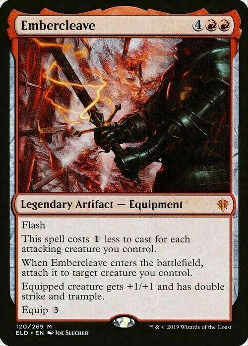 Embercleave ~ Throne of Eldraine [ NM ] [ Magic MTG ]