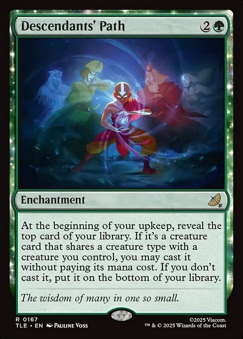 Descendants' Path ~ Avatar: The Last Airbender [ NM ] [ Magic MTG ]