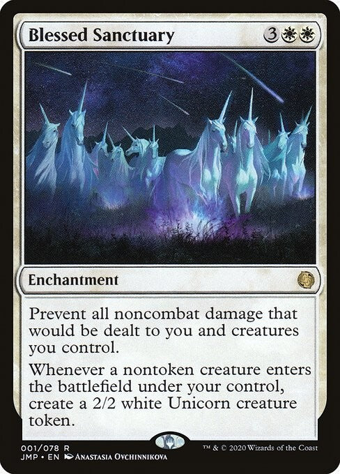 Blessed Sanctuary ~ Jumpstart 2021 [ NM ] [ Magic MTG ]