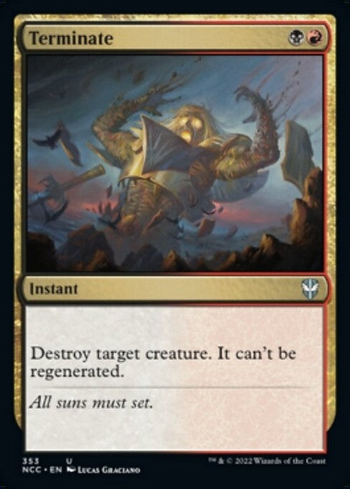 Terminate ~ Commander: Streets of New Capenna [ NM ] [ Magic MTG ]