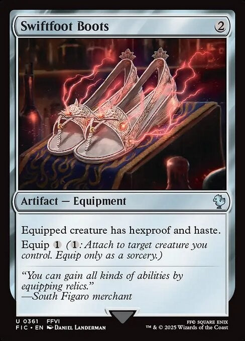Swiftfoot Boots ~ Commander: Final Fantasy [ NM ] [ Magic MTG ]
