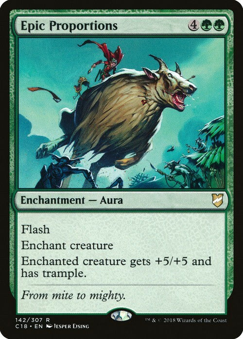 Epic Proportions ~ Commander 2018 [ EX ] [ Magic MTG ]