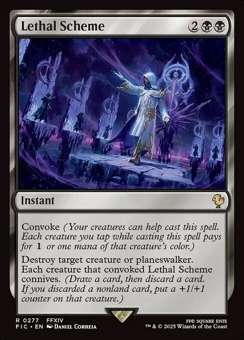 Lethal Scheme ~ Commander: Final Fantasy [ NM ] [ Magic MTG ]