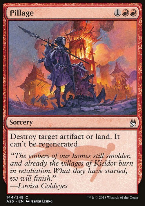 Pillage ~ Masters 25 [ EX ] [ Magic MTG ]