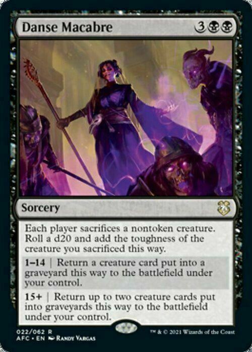 Danse Macabre ~ Commander: Adventures in the Forgotten Realms [ NM ]