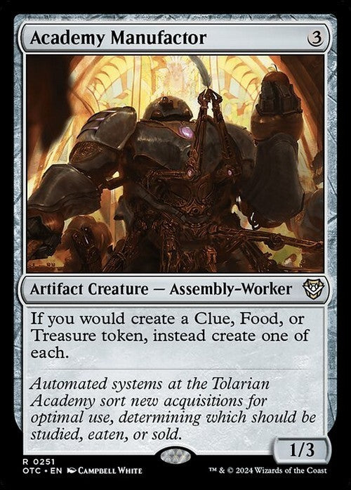 Academy Manufactor ~ Commander: Outlaws of Thunder Junction [ NM ] [ MTG ]