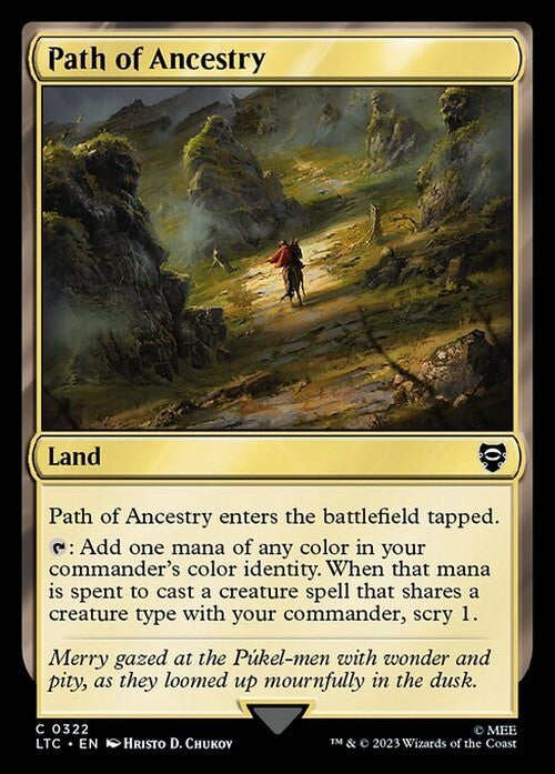 Path of Ancestry ~ Commander: Lord of the Rings [ NM ] [ Magic MTG ]