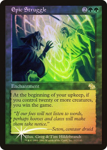 FOIL Epic Struggle ~ Judgment [ EX ] [ Magic MTG ]