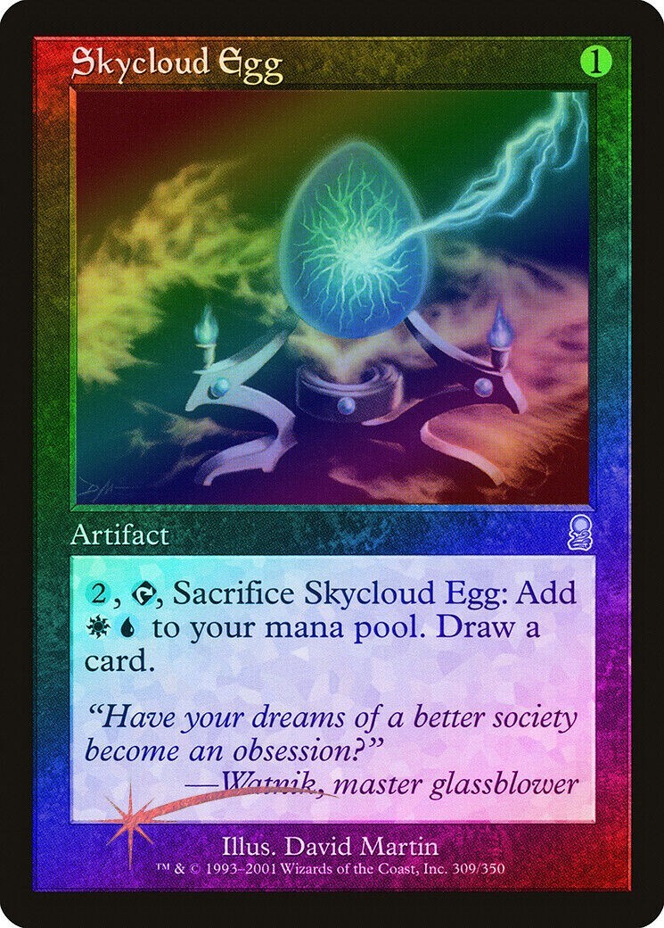 FOIL Skycloud Egg ~ Odyssey [ EX ] [ Magic MTG ]
