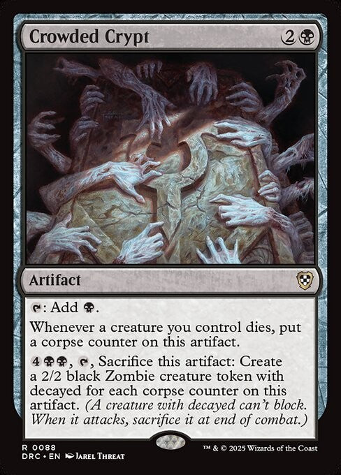 Crowded Crypt ~ Commander: Aetherdrift [ NM ] [ Magic MTG ]