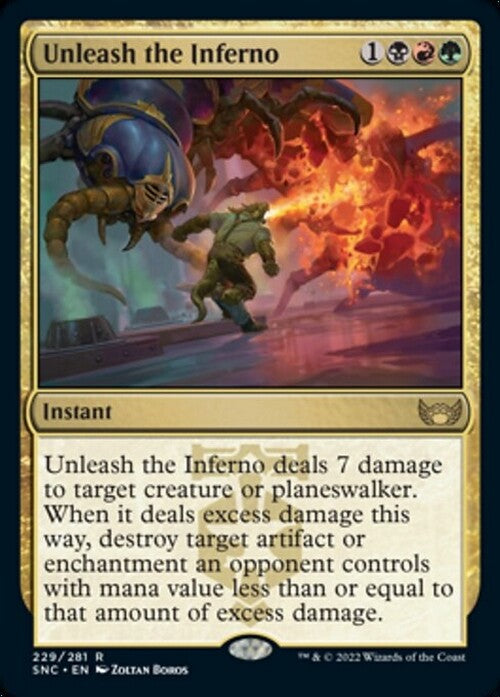 Unleash the Inferno ~ Streets of New Capenna [ NM ] [ Magic MTG ]