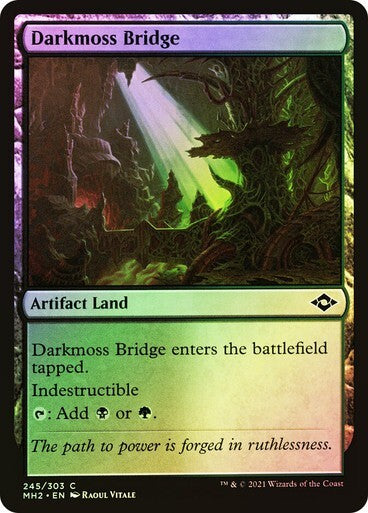 10 x FOIL Artifact BRIDGE Lands ( Full Set = 1 of each ) [ NM ] [ Magic MTG ]