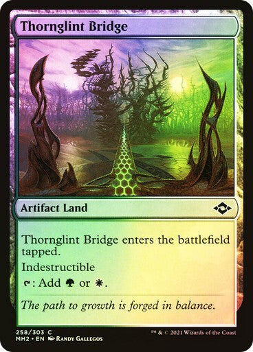 10 x FOIL Artifact BRIDGE Lands ( Full Set = 1 of each ) [ NM ] [ Magic MTG ]