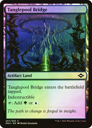 10 x FOIL Artifact BRIDGE Lands ( Full Set = 1 of each ) [ NM ] [ Magic MTG ]