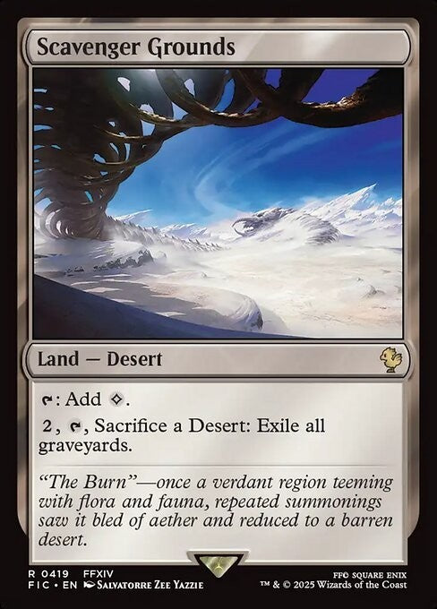Scavenger Grounds ~ Commander: Final Fantasy [ NM ] [ Magic MTG ]