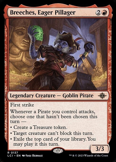 Breeches, Eager Pillager ~ The Lost Caverns of Ixalan [ NM ] [ Magic MTG ]
