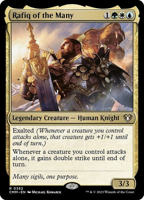 Rafiq of the Many ~ Commander Masters [ NM ] [ Magic MTG ]