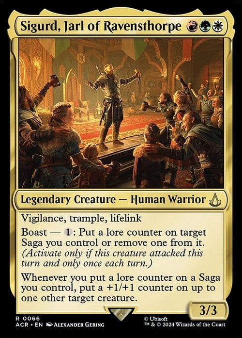 Sigurd, Jarl of Ravensthorpe ~ Assassin's Creed [ NM ] [ Magic MTG ]