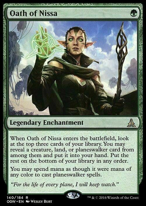Oath of Nissa ~ Oath of the Gatewatch [ EX ] [ Magic MTG ]