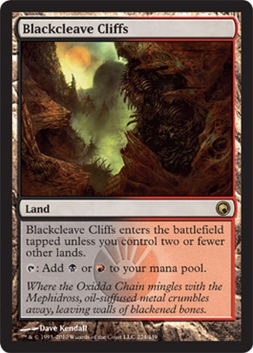 Blackcleave Cliffs ~ Scars of Mirrodin [ EX ] [ Magic MTG ]