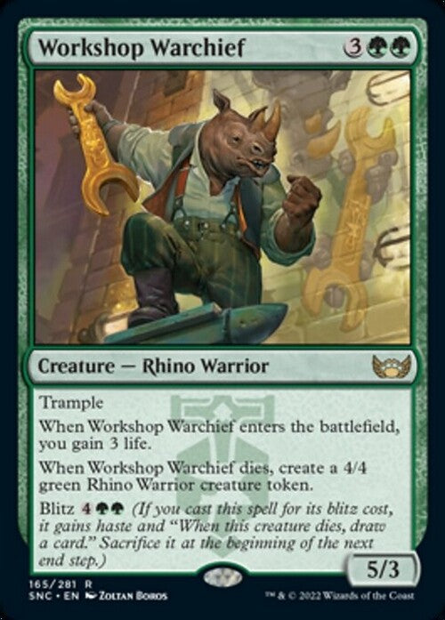 Workshop Warchief ~ Streets of New Capenna [ NM ] [ Magic MTG ]