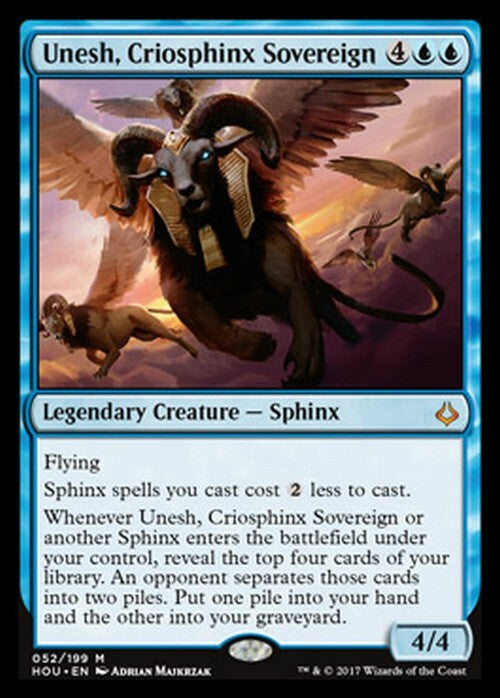 Unesh, Criosphinx Sovereign ~ Hour of Devastation [ EX ] [ Magic MTG ]