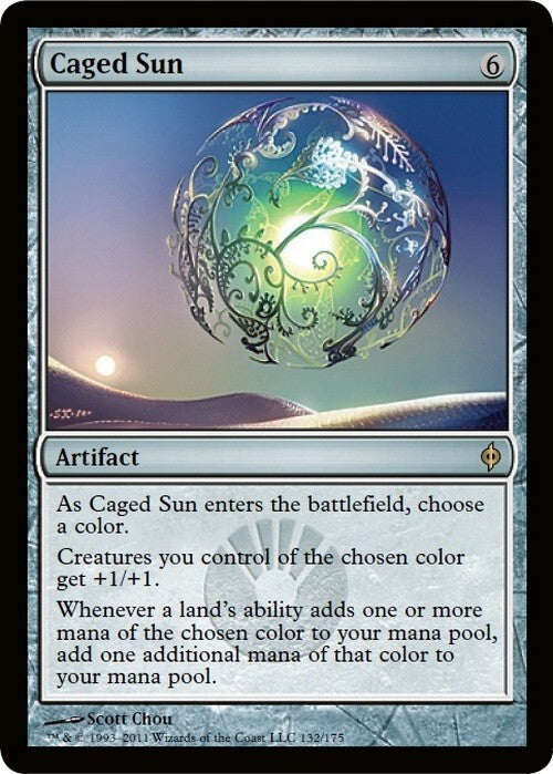 Caged Sun ~ New Phyrexia [ EX ] [ Magic MTG ]