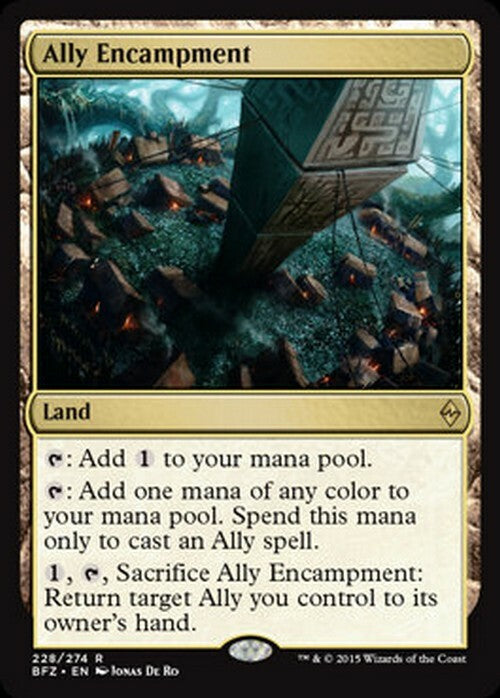 Ally Encampment ~ Battle for Zendikar [ EX ] [ Magic MTG ]