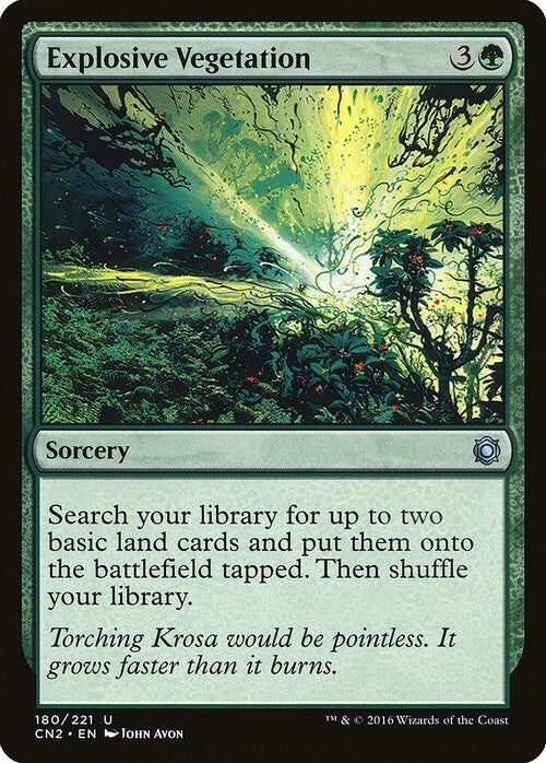 Explosive Vegetation ~ Conspiracy 2 [ EX ] [ Magic MTG ]