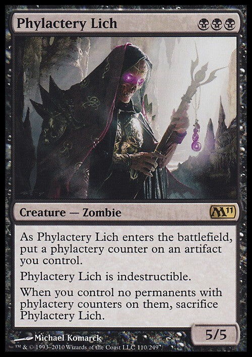 Phylactery Lich ~ Magic 2011 [ PLAYED ] [ Magic MTG ]