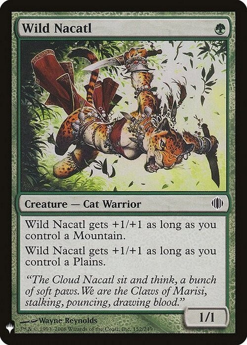 Wild Nacatl ~ Mystery Booster [ NM ] [ Magic MTG ]