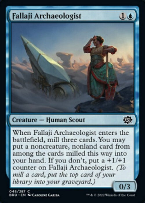 Fallaji Archaeologist ~ The Brothers' War [ NM ] [ Magic MTG ]