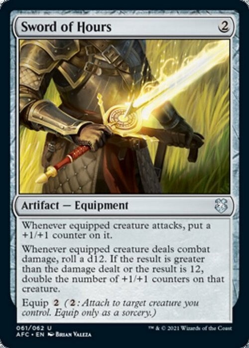Sword of Hours ~ Commander: Adventures in the Forgotten Realms [ NM ] [ MTG ]