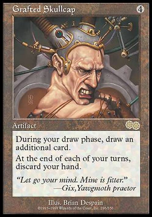 Grafted Skullcap ~ Urza's Saga [ EX ] [ Magic MTG ] - London Magic Traders Ltd