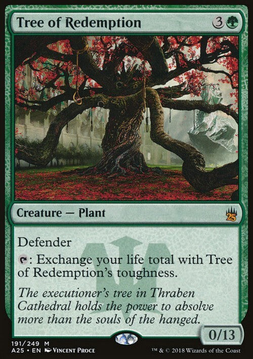 Tree of Redemption ~ Masters 25 [ EX ] [ Magic MTG ]