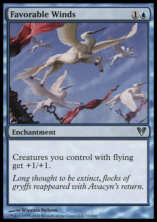 Favorable Winds ~ Avacyn Restored [ EX ] [ Magic MTG ]