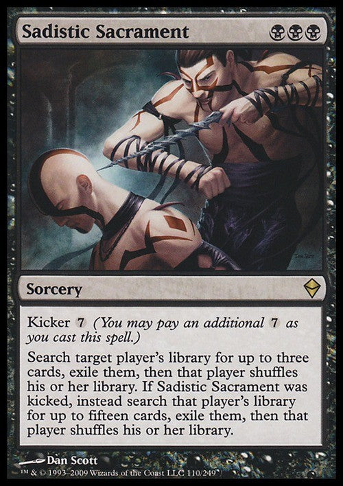 Sadistic Sacrament ~ Zendikar [ EX ] [ Magic MTG ]