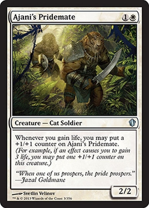 Ajani's Pridemate ~ Commander 2013 [ EX ] [ Magic MTG ]