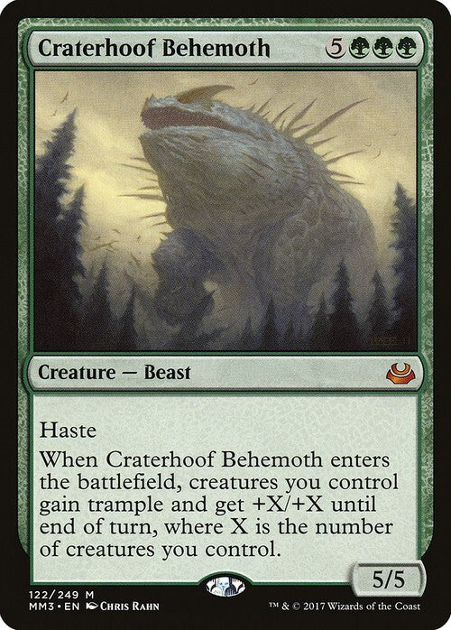 Craterhoof Behemoth ~ Modern Masters 2017 [ NM ] [ Magic MTG ]