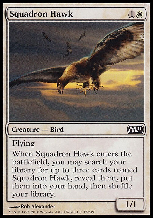 Squadron Hawk ~ Magic 2011 [ EX ] [ Magic MTG ]