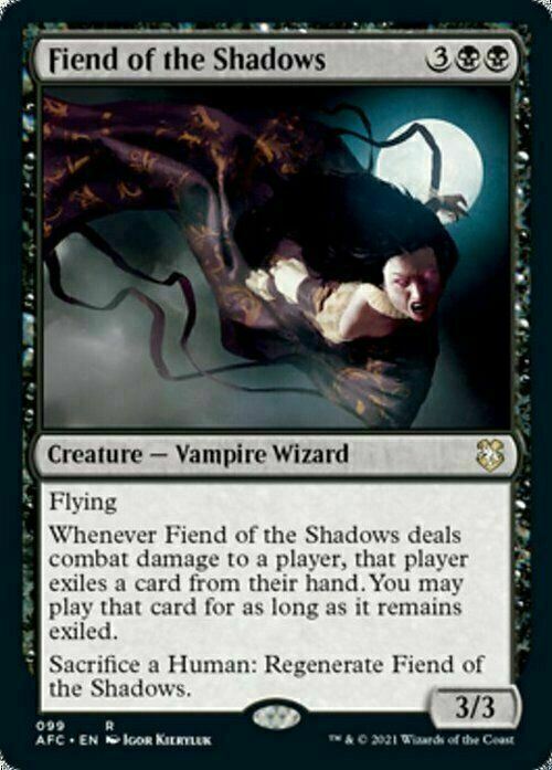 Fiend of the Shadows~ Commander: Adventures in the Forgotten Realms [ NM ]