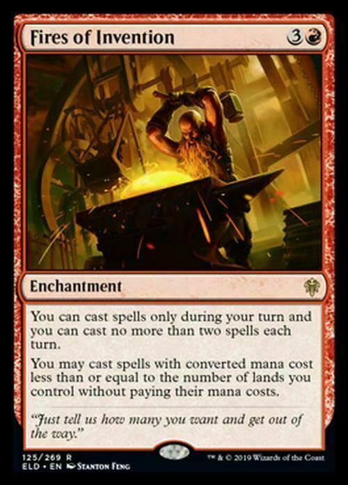 Fires of Invention ~ Throne of Eldraine [ NM ] [ Magic MTG ]