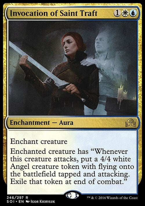 Invocation of Saint Traft ~ Shadows over Innistrad [ EX ] [ Magic MTG ]