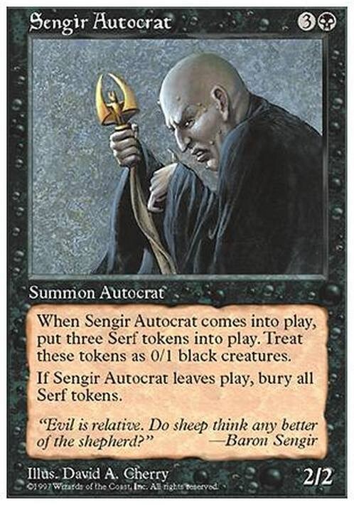 Sengir Autocrat ~ Fifth Edition [ EX ] [ Magic MTG ]