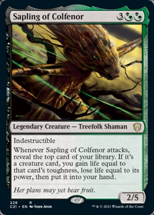 Sapling of Colfenor ~ Commander: Strixhaven [ NM ] [ Magic MTG ]
